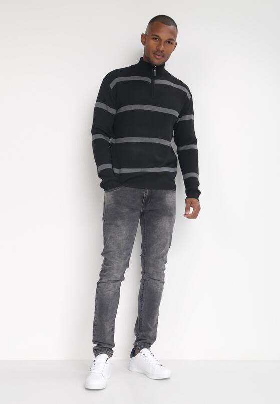 Czarny Golf z Suwakiem Dreanoid 2