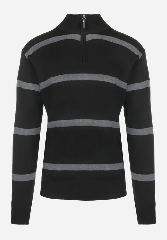 Czarny Golf z Suwakiem Dreanoid 6