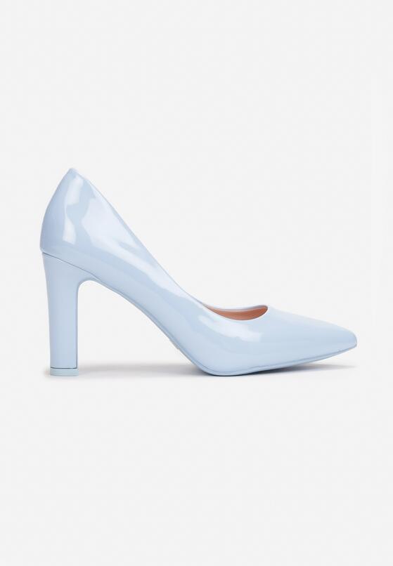 Pantofi cu toc Albastru deschis 3