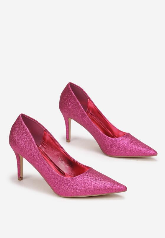 Pantofi cu toc Fucsia 4