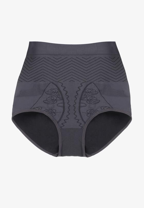 Ciemnoszare Majtki Wyszczuplające Figi z Wysokim Stanem Pamateck 1