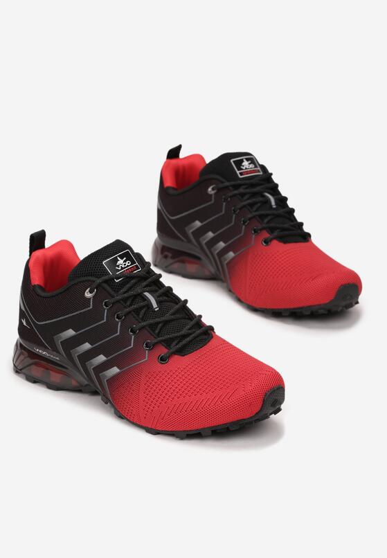 Pantofi sport Roșu cu negru 2