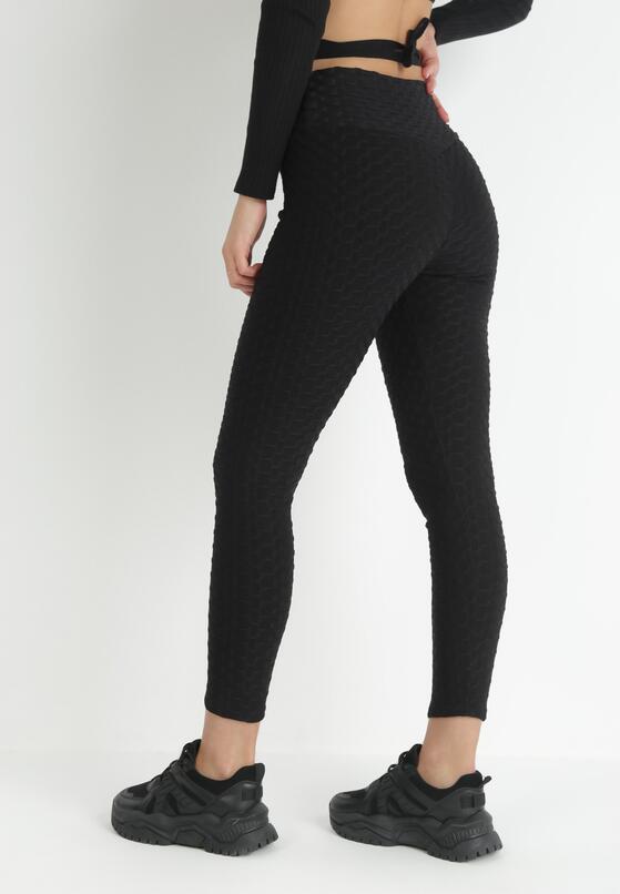 Czarne Legginsy High Waist Push Up Dayi 3