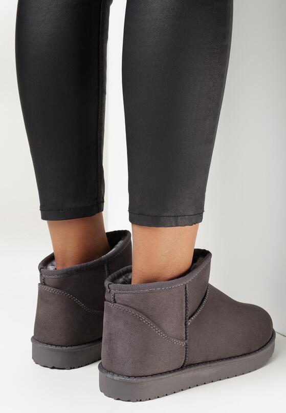 Szare Śniegowce Krótkie z Ekozamszu Nanga 2