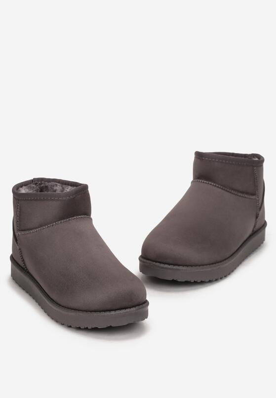 Szare Śniegowce Krótkie z Ekozamszu Nanga 4