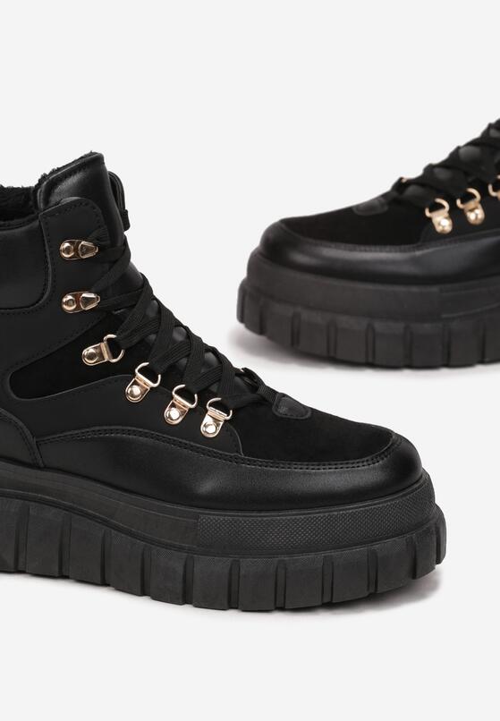 Botine Negru cu argintiu 5