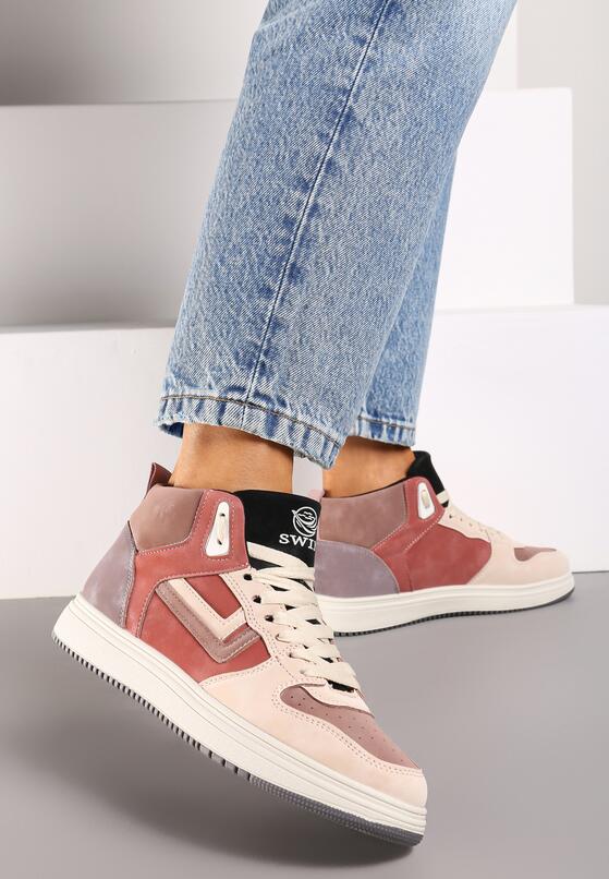 Różowe Sneakersy Alcothee 1