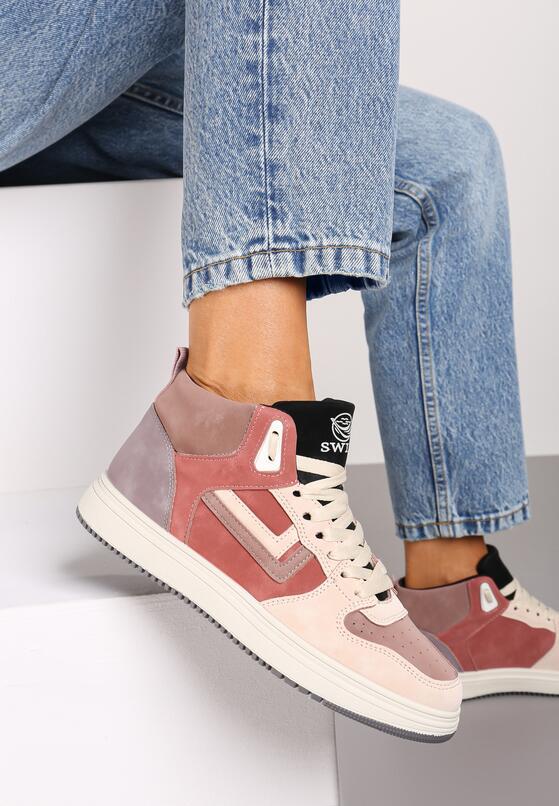 Różowe Sneakersy Alcothee 3