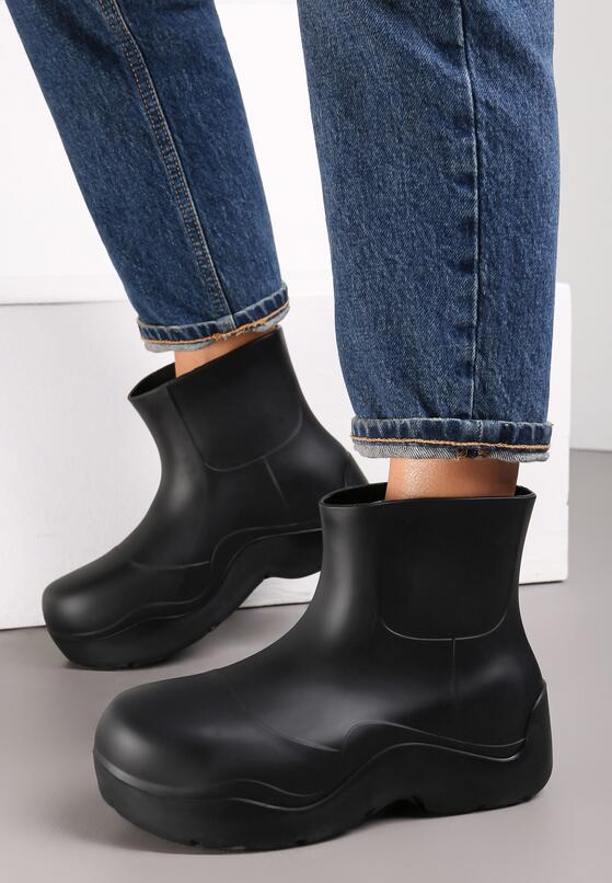 Czarne Kalosze Gumowe Jenifry 1