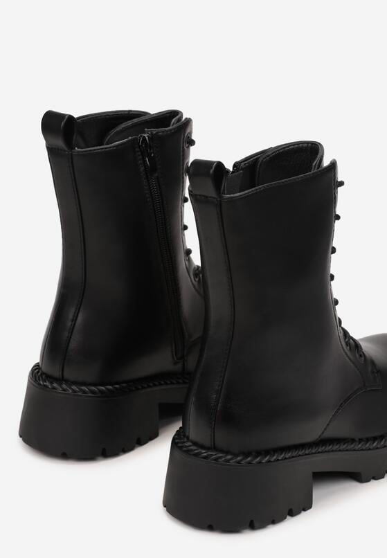 Czarne Botki Workery Liye 5