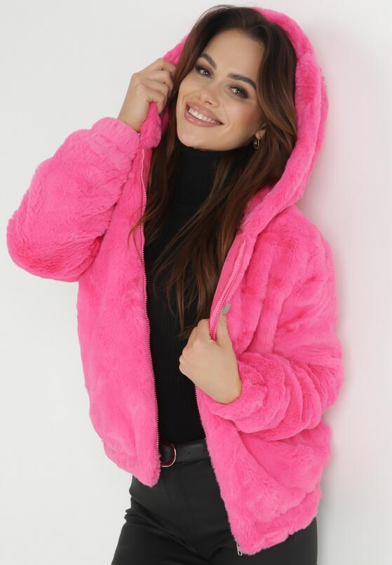 Fuksjowa Kurtka Futerko Teddy Oversize Denon 2