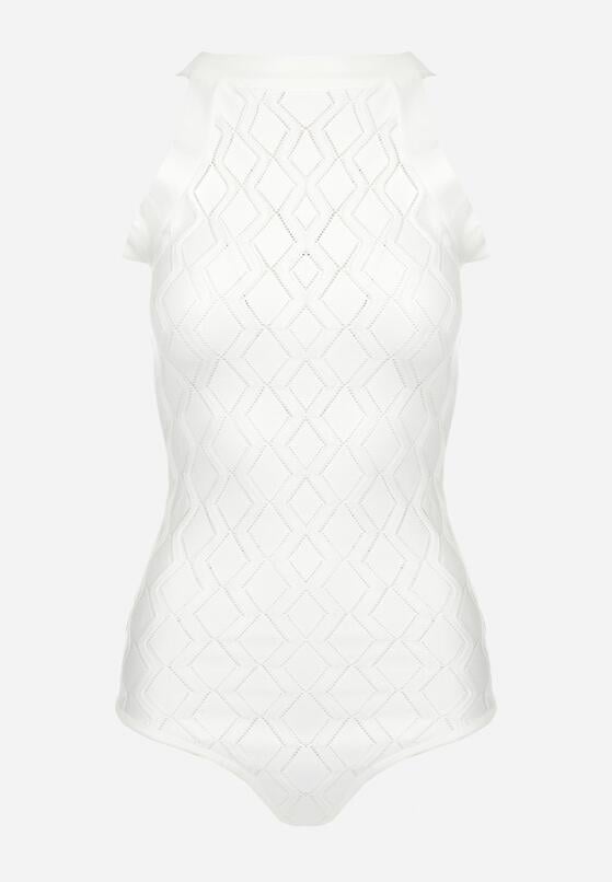 Białe Body z Wiskozy o Tłoczonej Fakturze Idolina 1