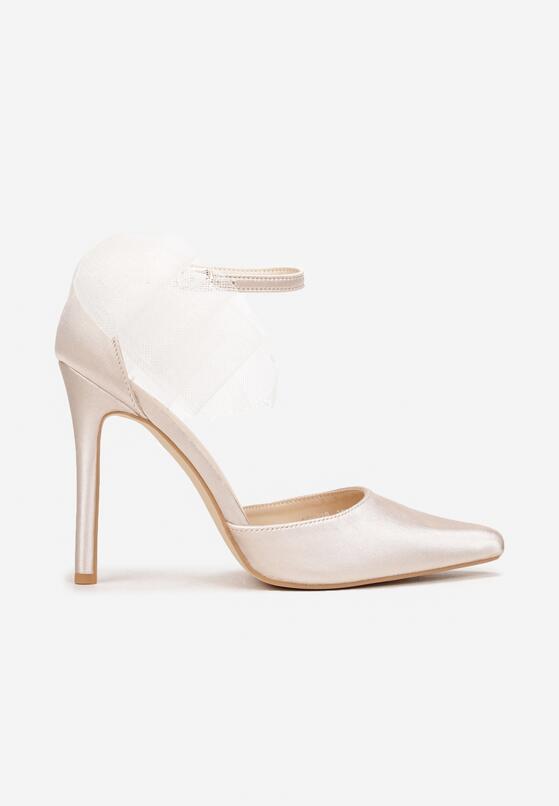 Pantofi stiletto Bej 3