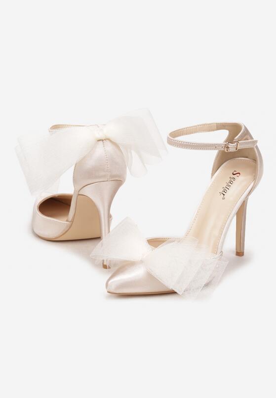 Pantofi stiletto Bej 5