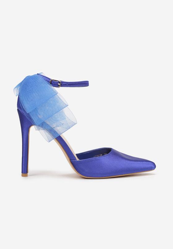 Pantofi stiletto Albaștri 3