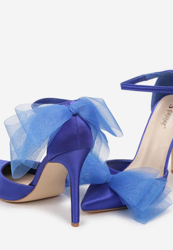 Pantofi stiletto Albaștri 5