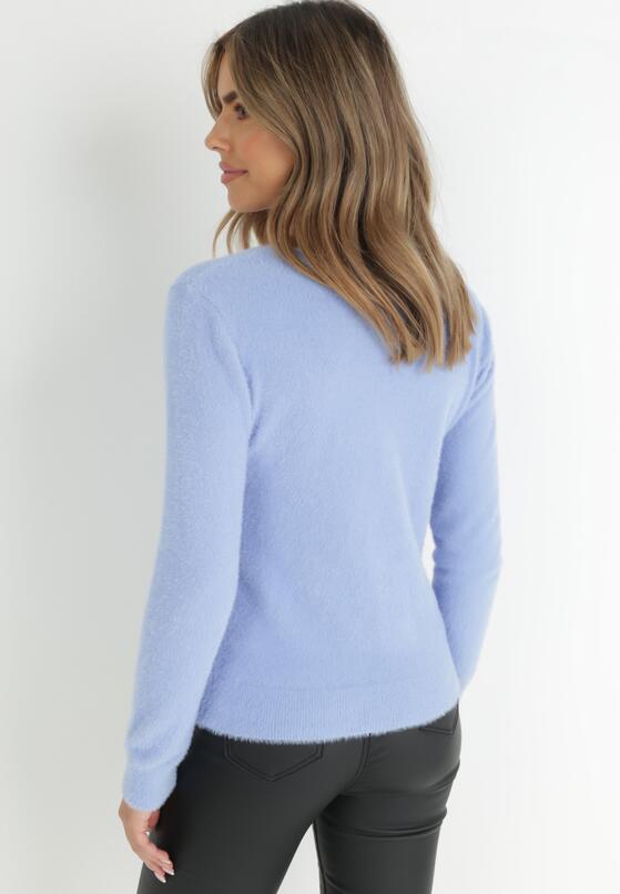 Jasnoniebieski Sweter z Łańcuchem Kirli 3