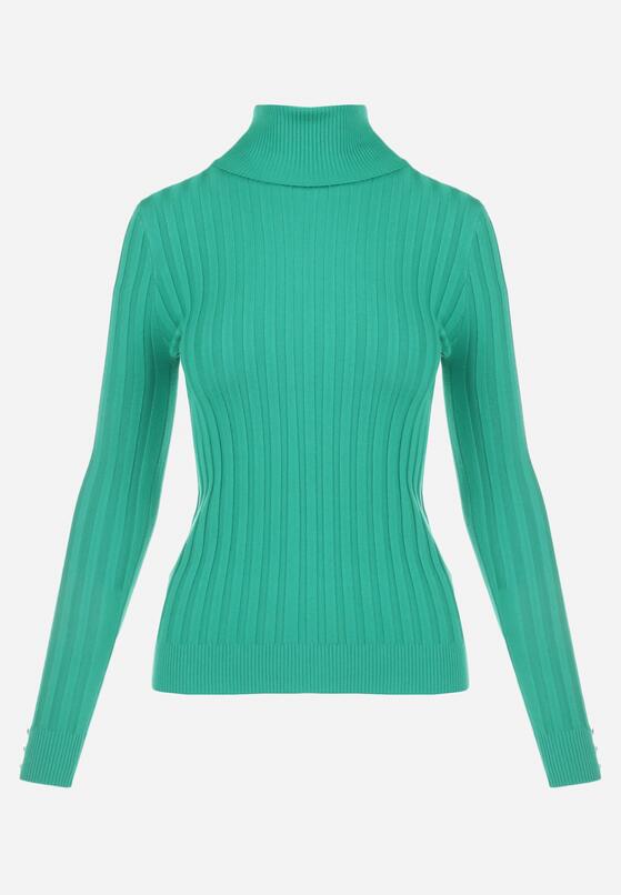 Pulover pe gât Verde 6