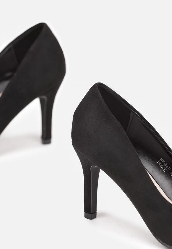 Czarne Czółenka ze Szpiczastym Noskiem Atiyuca 5