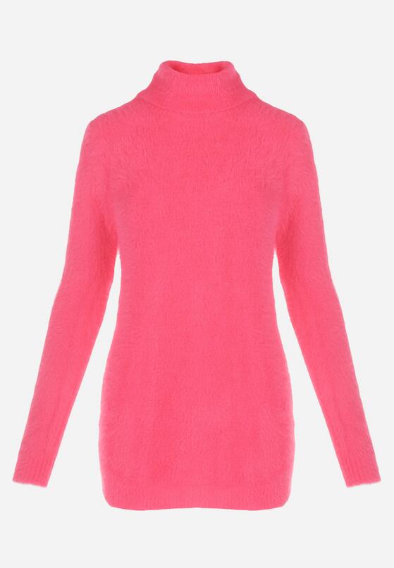 Pulover pe gât Fucsia 6