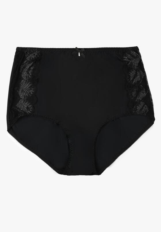 Czarne Majtki Figi z Koronką Kithitts 1