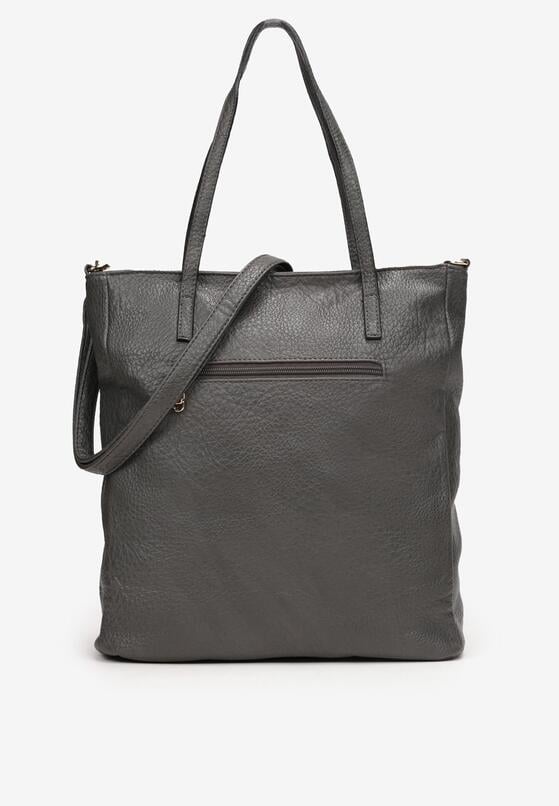 Szara Torebka Shopper na Ramię Amion 2