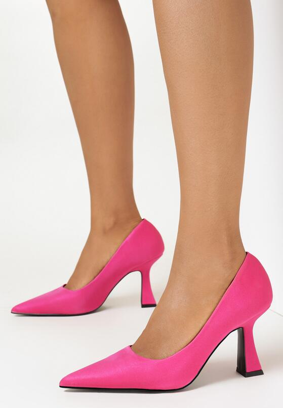 Pantofi cu toc Fucsia 1