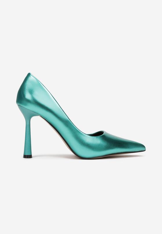 Pantofi stiletto Verzi 3