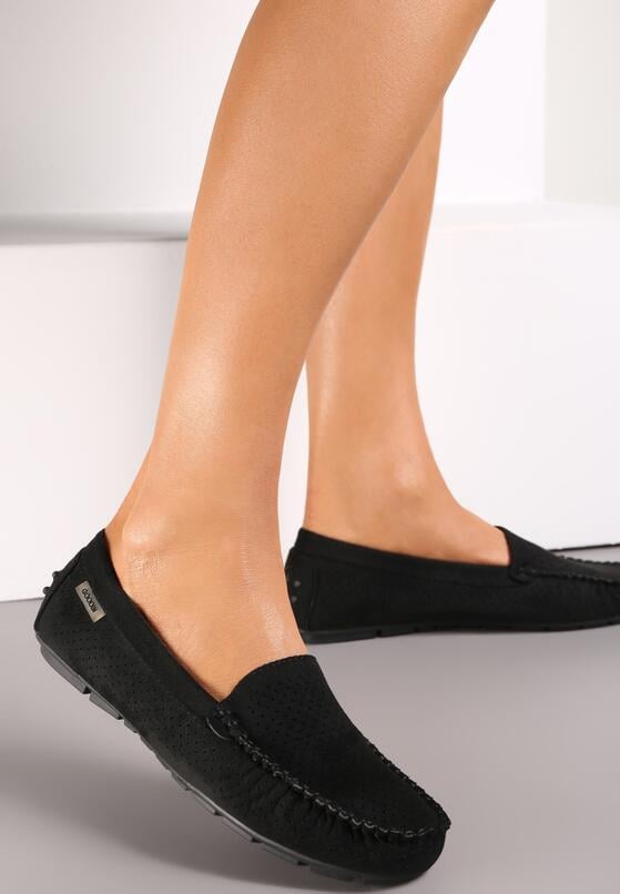 Czarne Mokasyny Thalothee 1