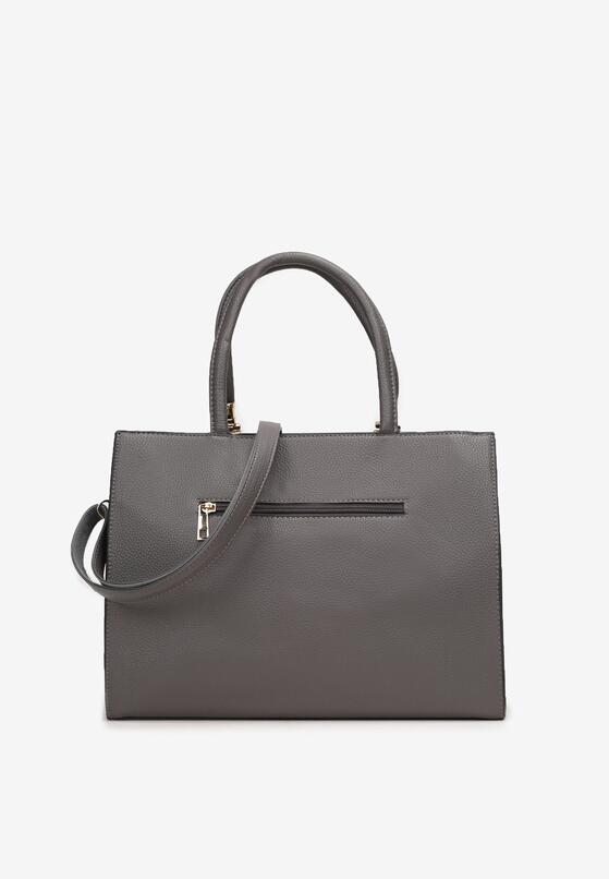 Szara Torebka Shopper z Rączkami Xoanio 2