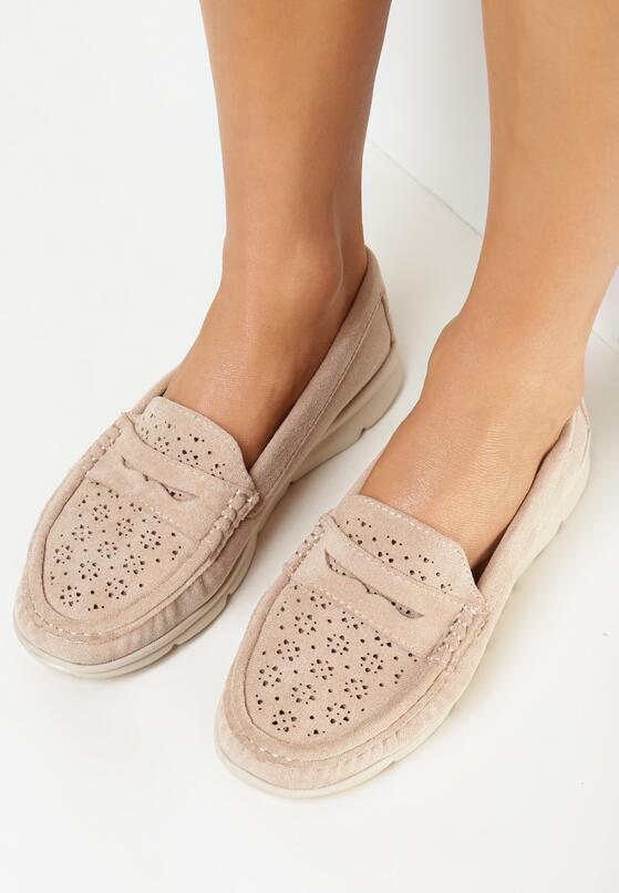 Mocasini Bej 2