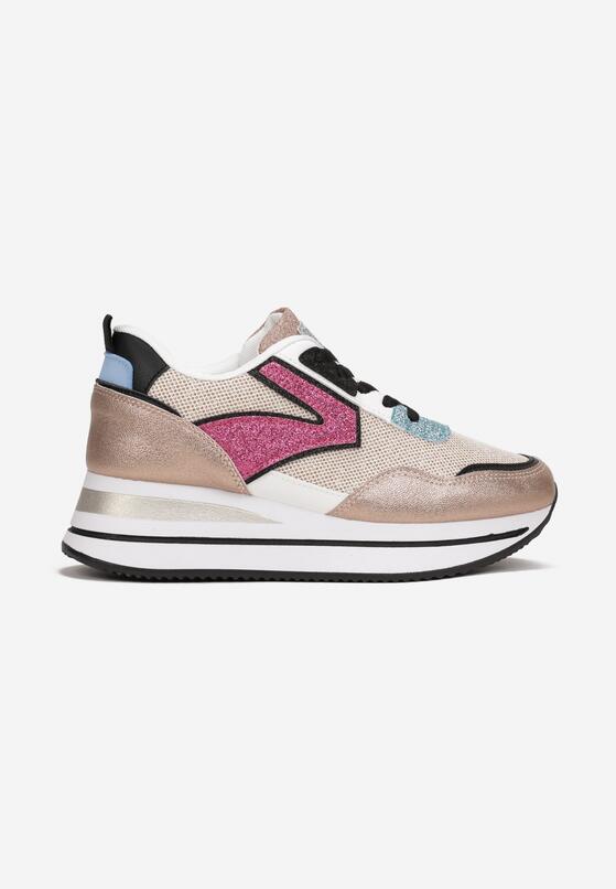 Sneakers Culoarea șampaniei 3