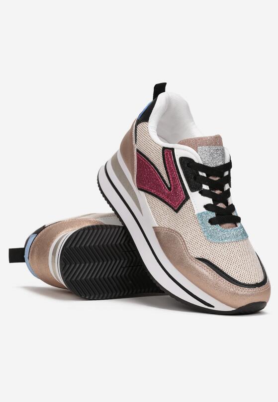 Sneakers Culoarea șampaniei 4
