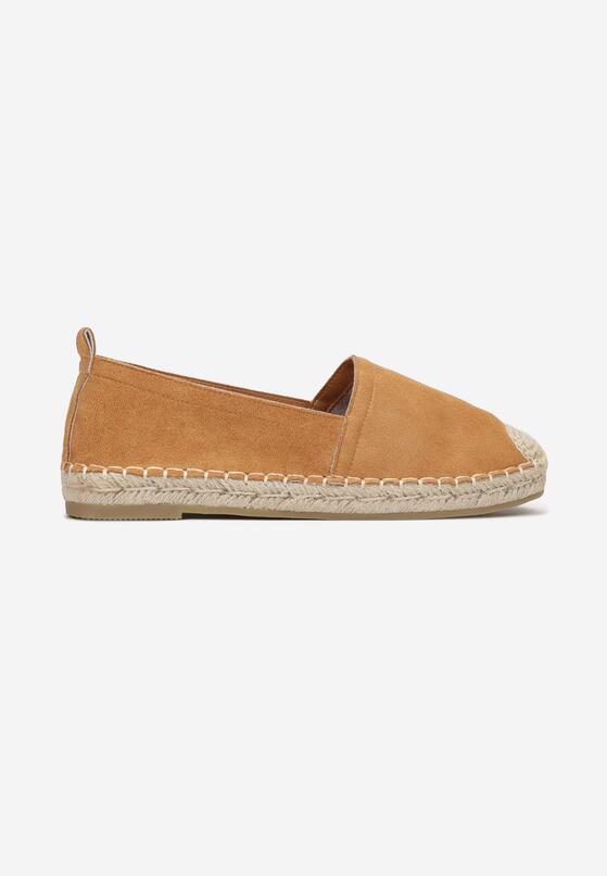 Brązowe Plecione Espadryle na Podeszwie ze Sznurka Jalissa 3