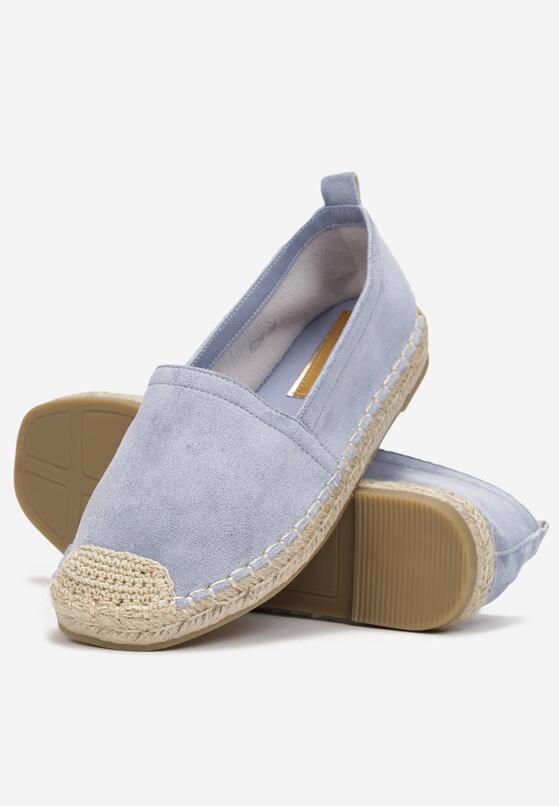 Niebieskie Plecione Espadryle na Podeszwie ze Sznurka Jalissa 4