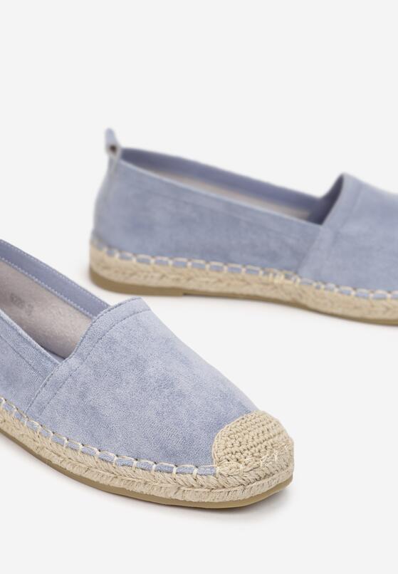 Niebieskie Plecione Espadryle na Podeszwie ze Sznurka Jalissa 5