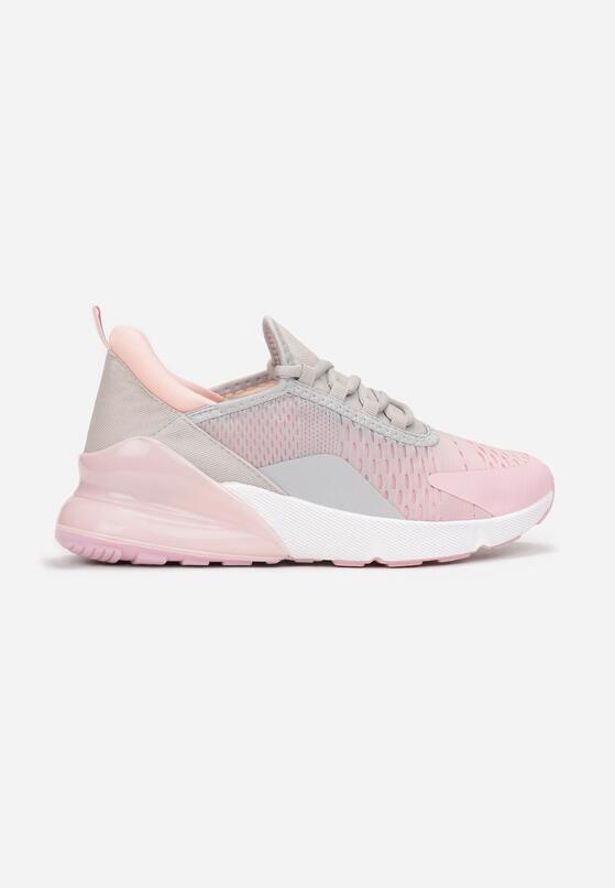 Sneakers Gri cu roz 3