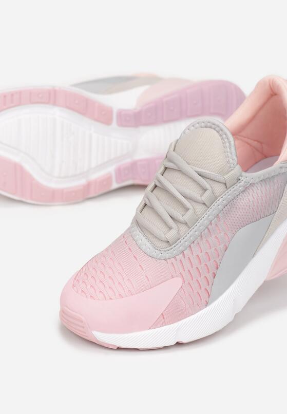 Sneakers Gri cu roz 5