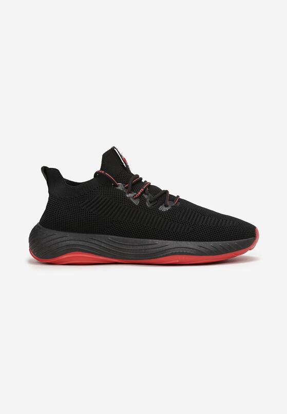 Pantofi sport Negru cu roșu 1