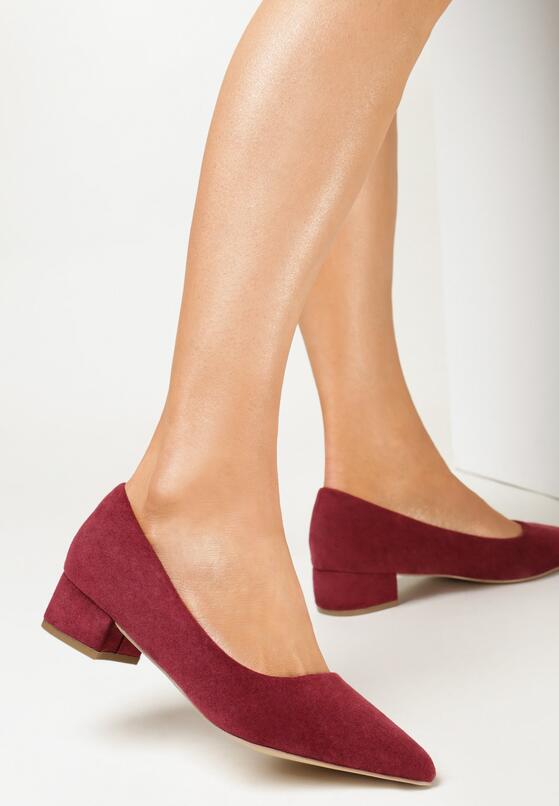 Pantofi cu toc Bordo 2