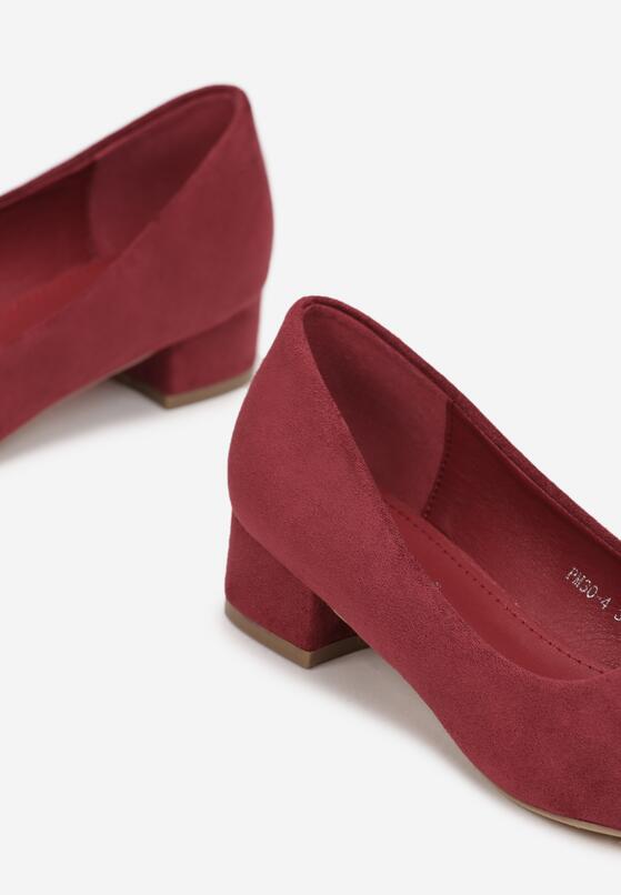Pantofi cu toc Bordo 5