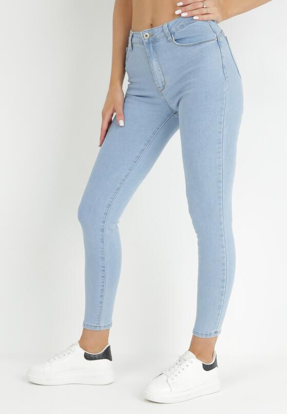Niebieskie Jeansy Skinny z Efektem Push Up Judia 1