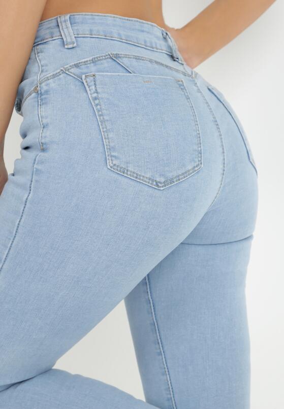 Niebieskie Jeansy Skinny z Efektem Push Up Judia 5