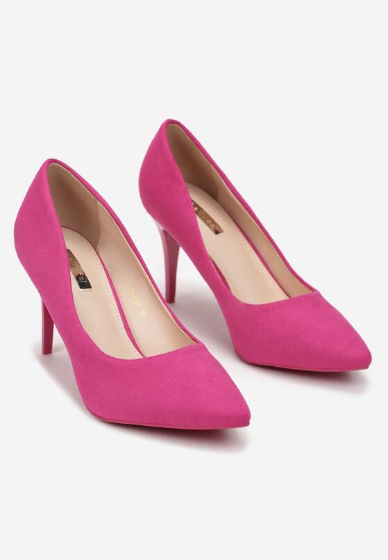 Pantofi stiletto Fucsia 4