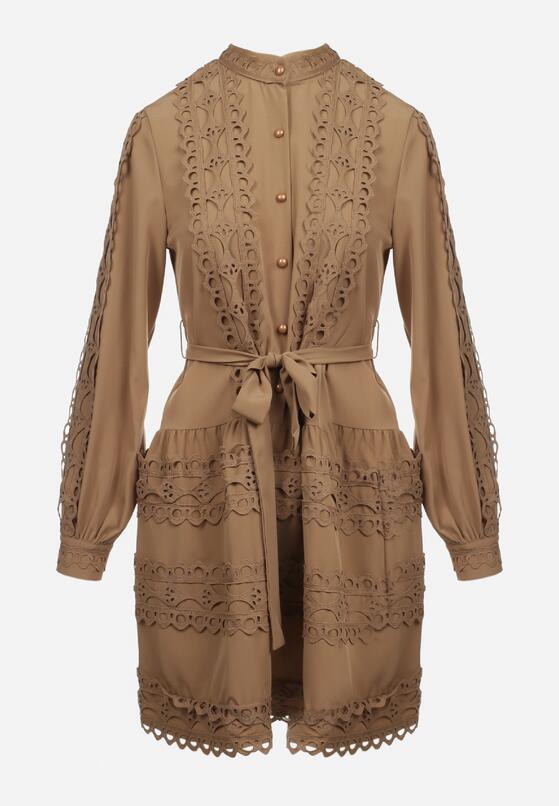 Rochie Bej închis 6