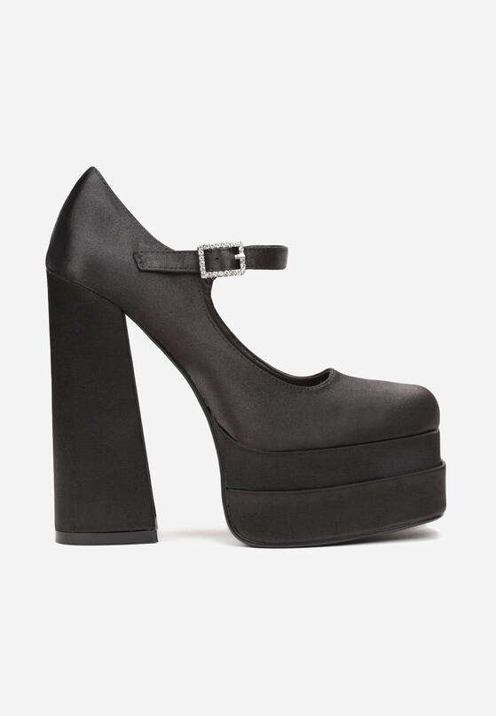 Pantofi cu toc Negri 3