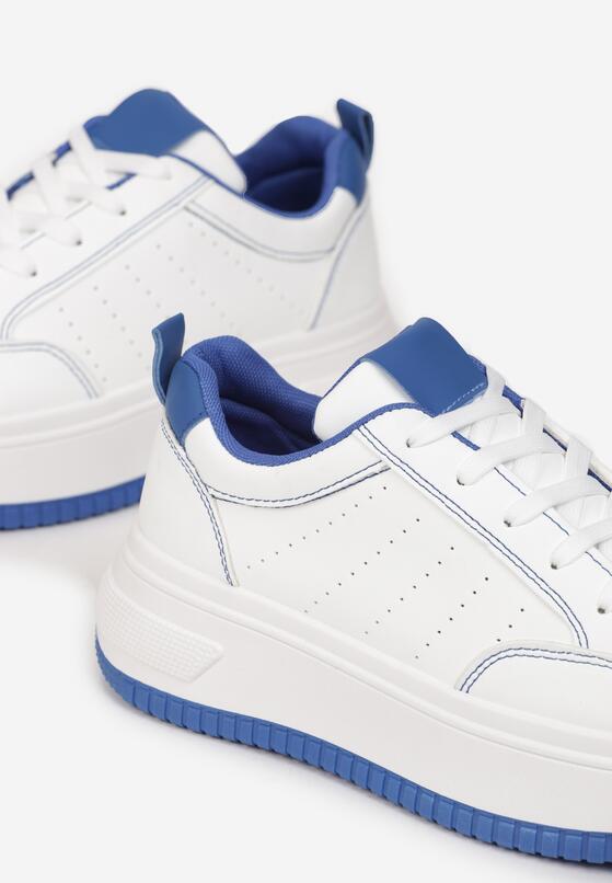 Sneakers Alb cu albastru 5