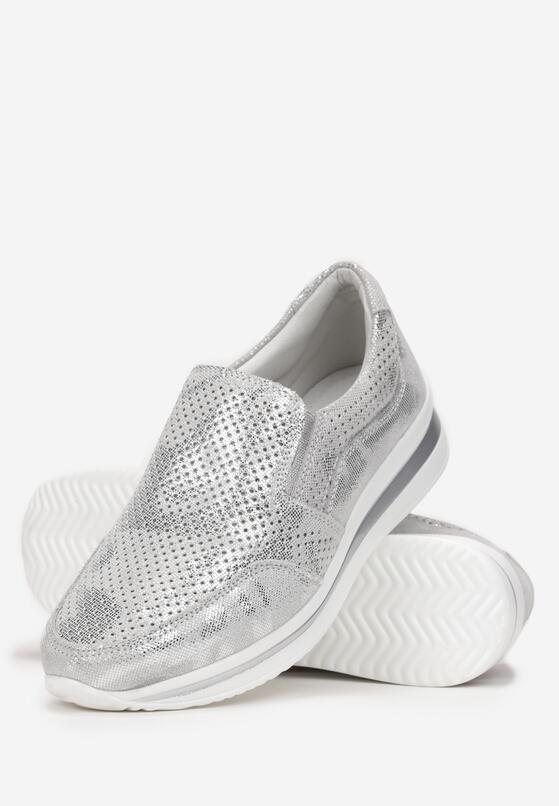 Pantofi casual Argintii 4
