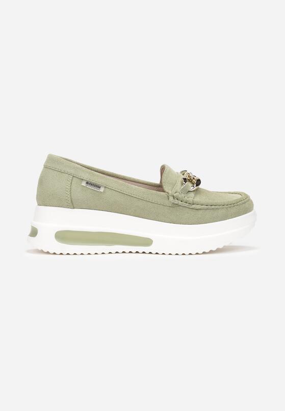 Mocasini Verde deschis 3