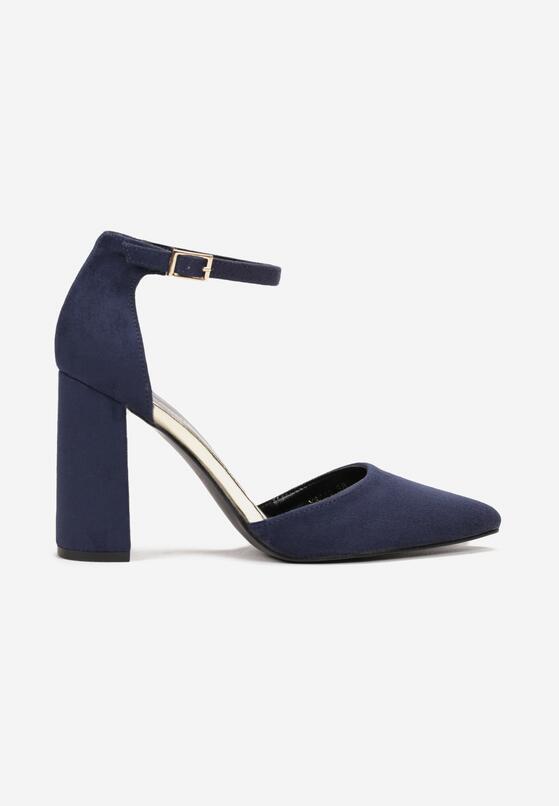 Pantofi cu toc Bleumarin 3